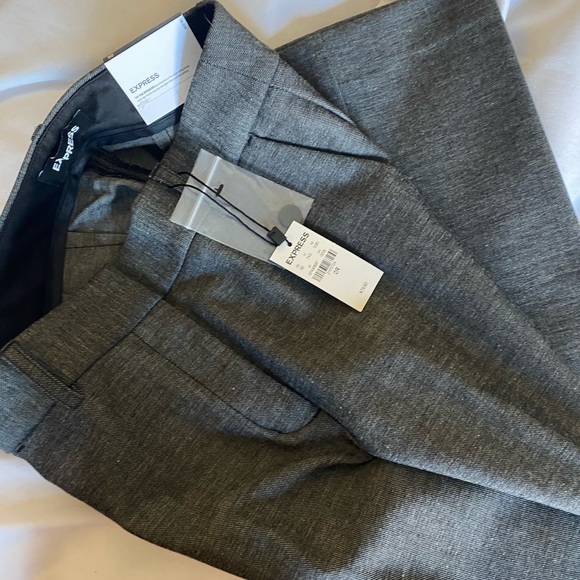 Express —-> high waist charcoal slacks. NWT. - Picture 4 of 4